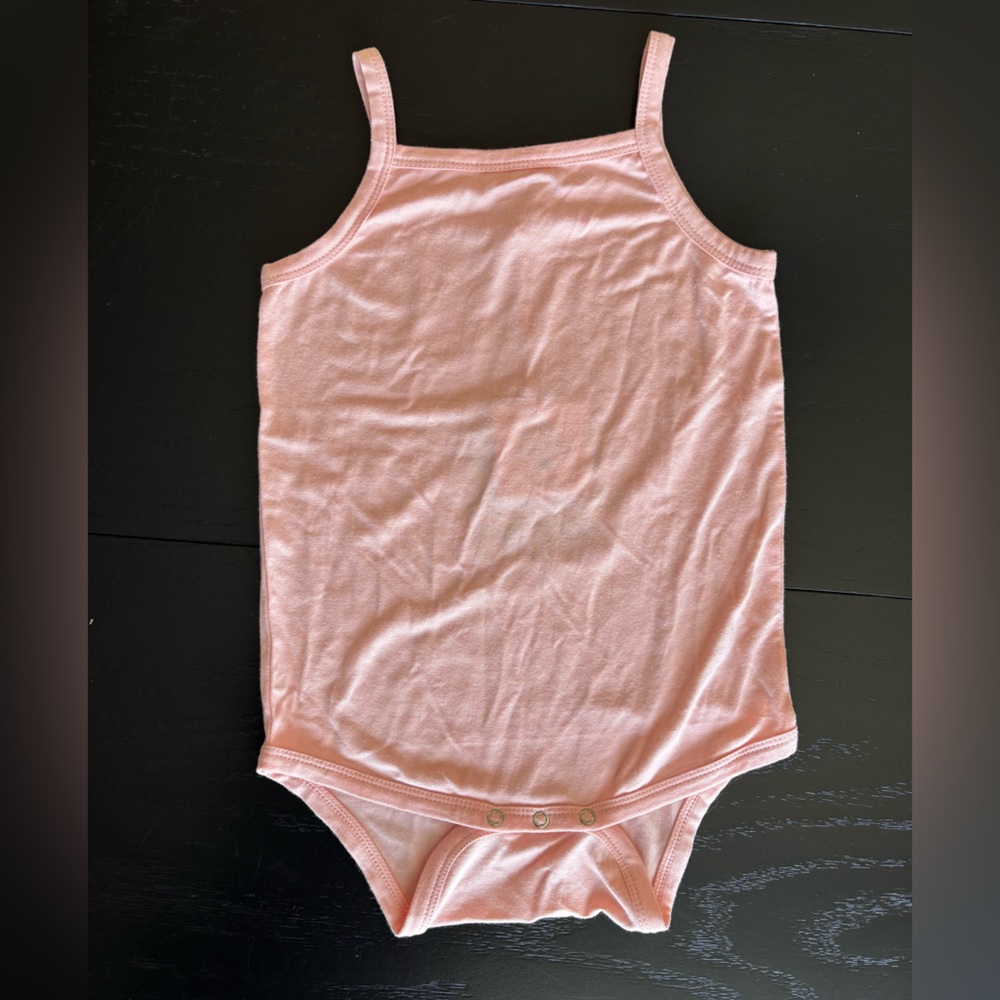 Kate Quinn tank bodysuit - pink salt, bamboo